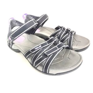 Teva Tirra Women’s Sandals Size 9 US Hiking Water Outdoor Shoes Black Grey 4266